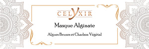Masque alginate extraits marin/charbon