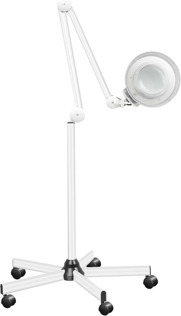 Lampe loupe à roulette