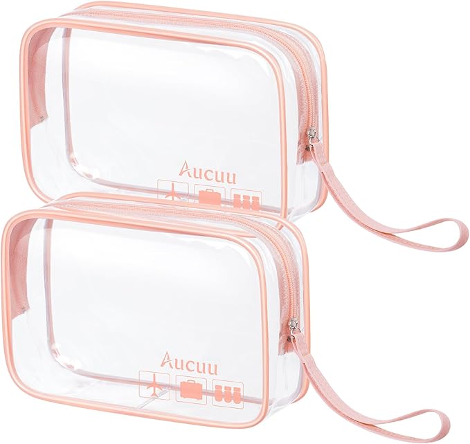 Vanity trousse transparente rangement