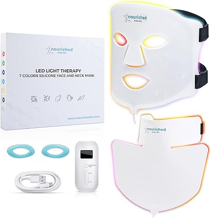 Masque Visage et Cou de Luminothérapie LED